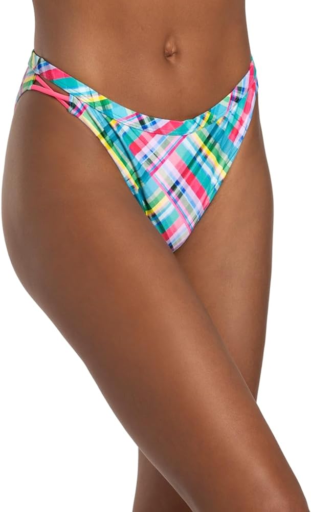 Sporti Hydrolast Women's Bikini Bottoms for Swimming,Surfing,Quick-Drying, Chlorine Proof,Printed Cheeky,Soft & Comfy Suit