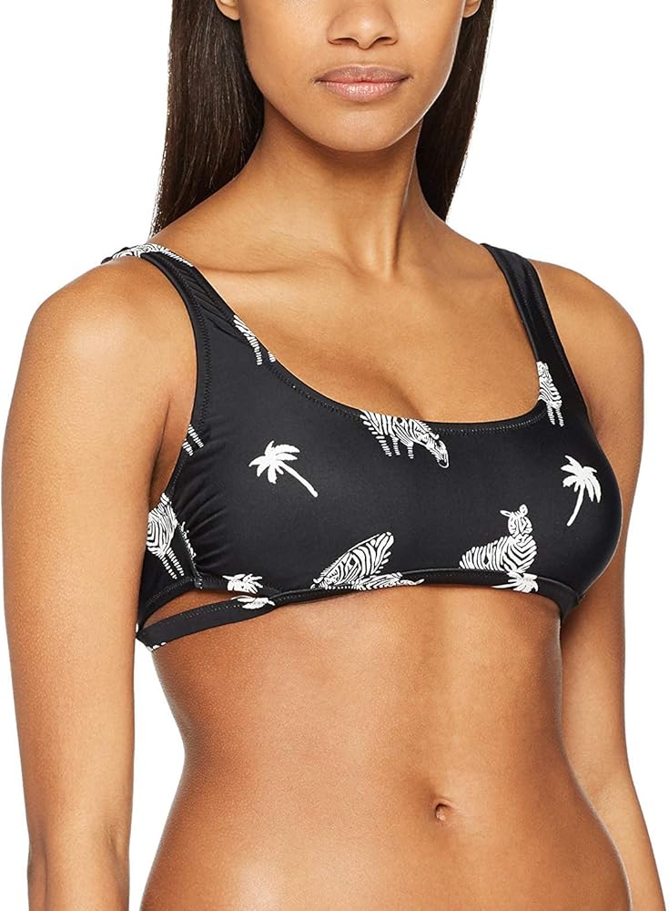 Volcom Women's Standard Z for Zebra Scoop Neck Bikini Top