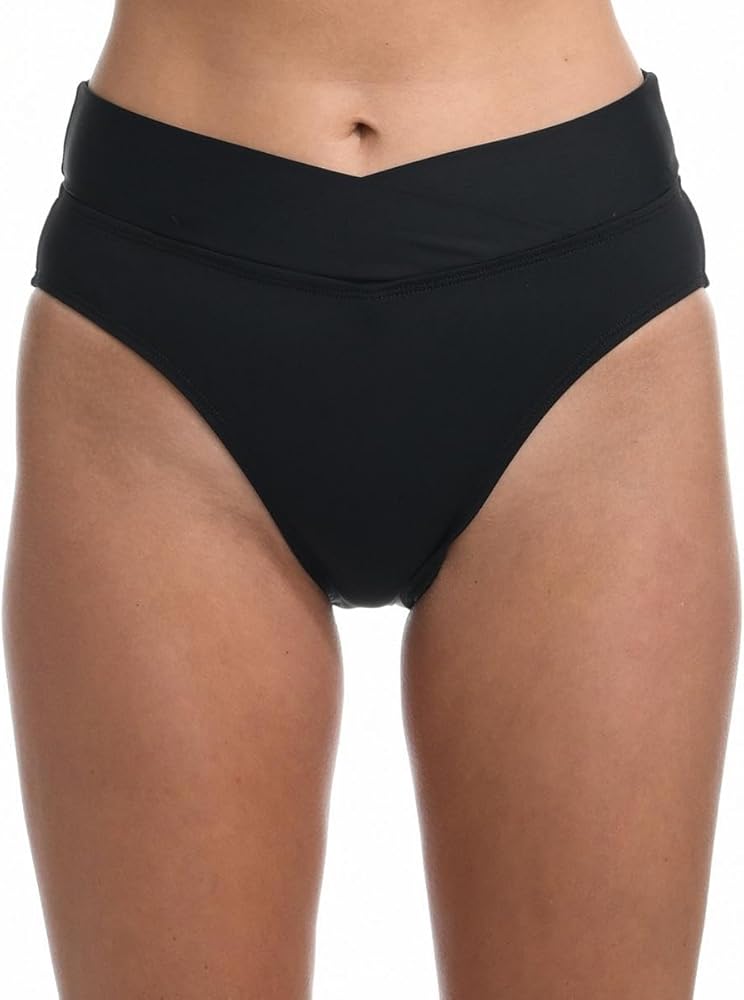 Cross Over High Waist Bikini Swimsuit Bottom