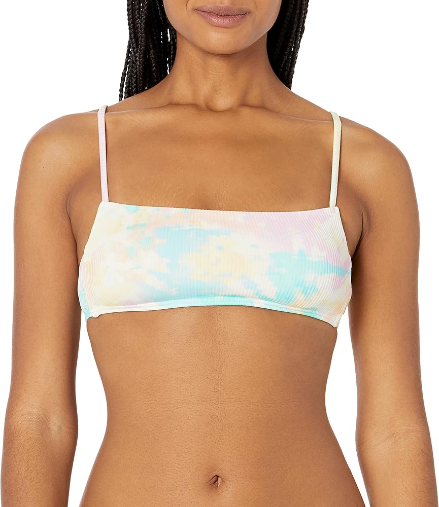 Billabong Women's Standard Rainbow Tide Square Bralette Bikini Top