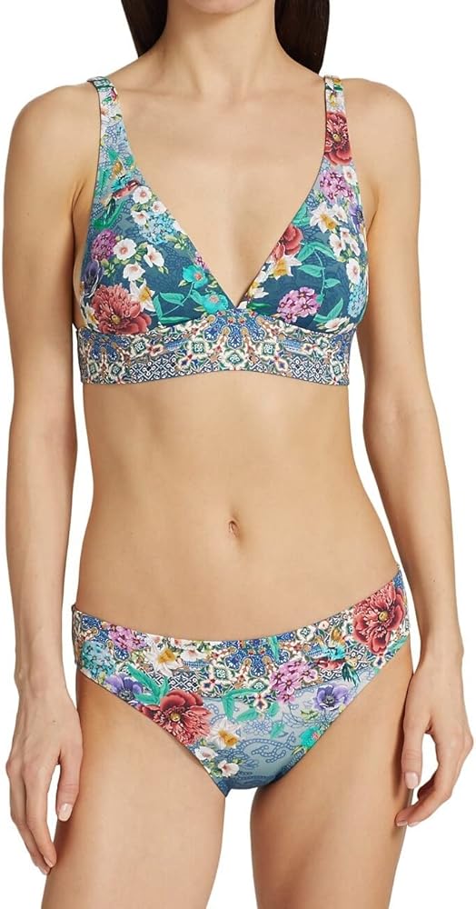 Johnny Was Sunset Adjustable Bikini Top - CSW9522-A (XL, Multi)