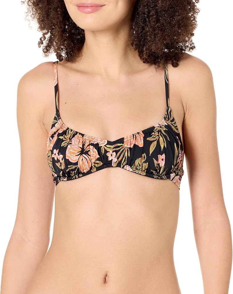 Billabong Women's Standard Hooked on Tropics Bliss Bikini Top