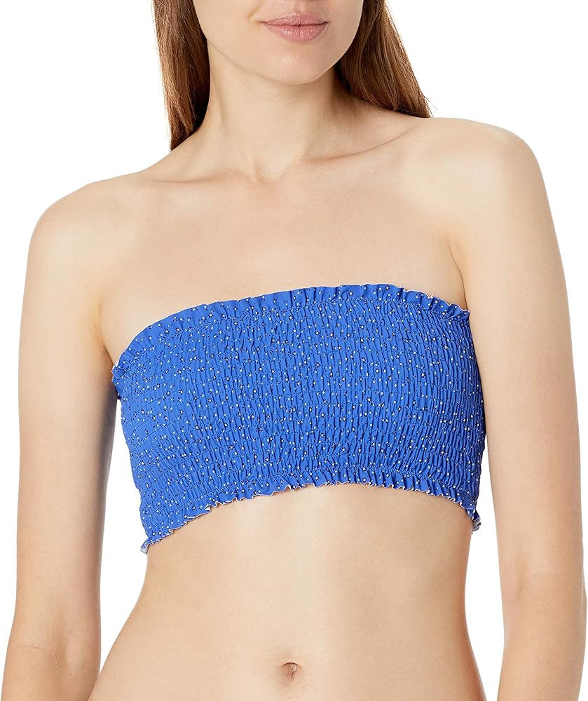 Seafolly Women's Standard Shirred Longline Tube Bikini Top Swimsuit