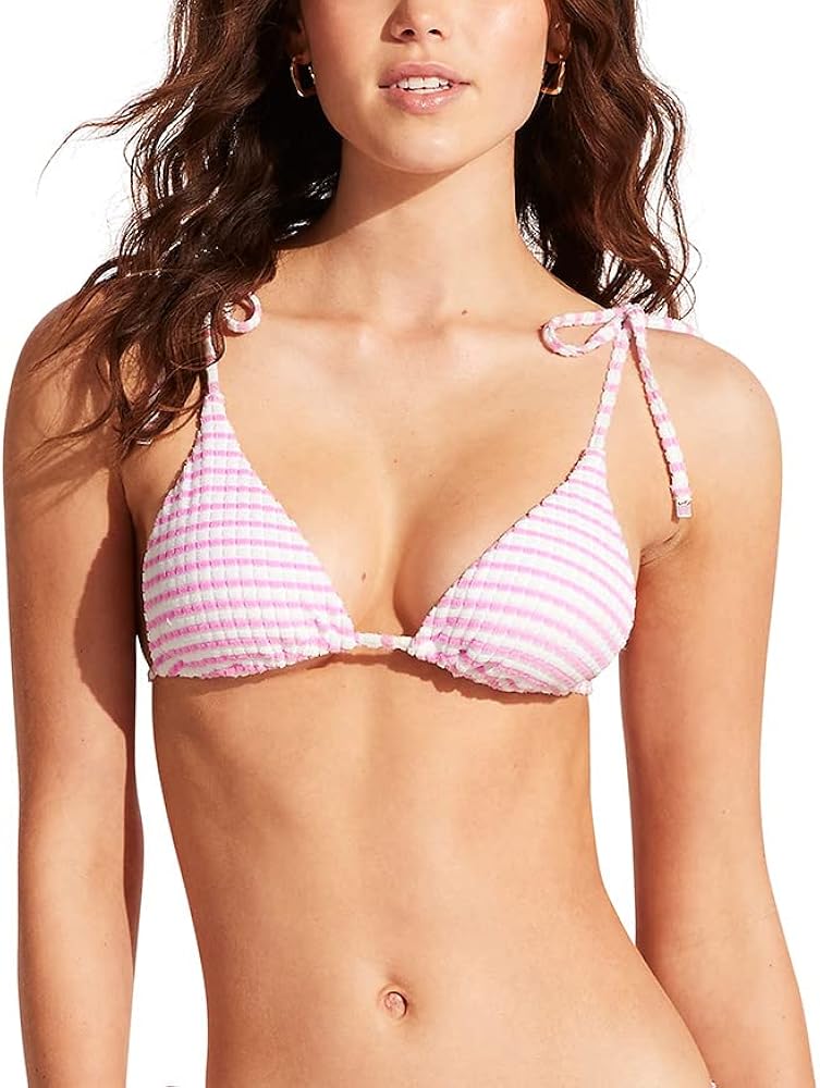 Seafolly Women's Slide Triangle Bikini Top Swimsuit