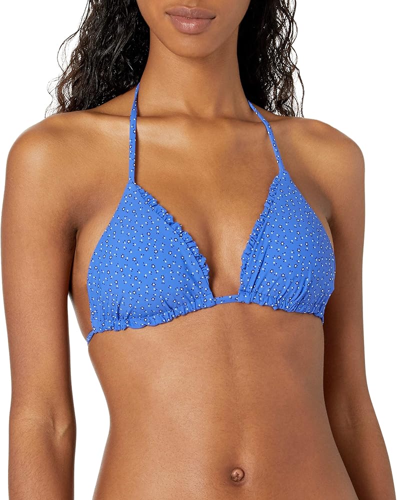 Seafolly Women's Reversible Slide Triangle Bikini Top Swimsuit