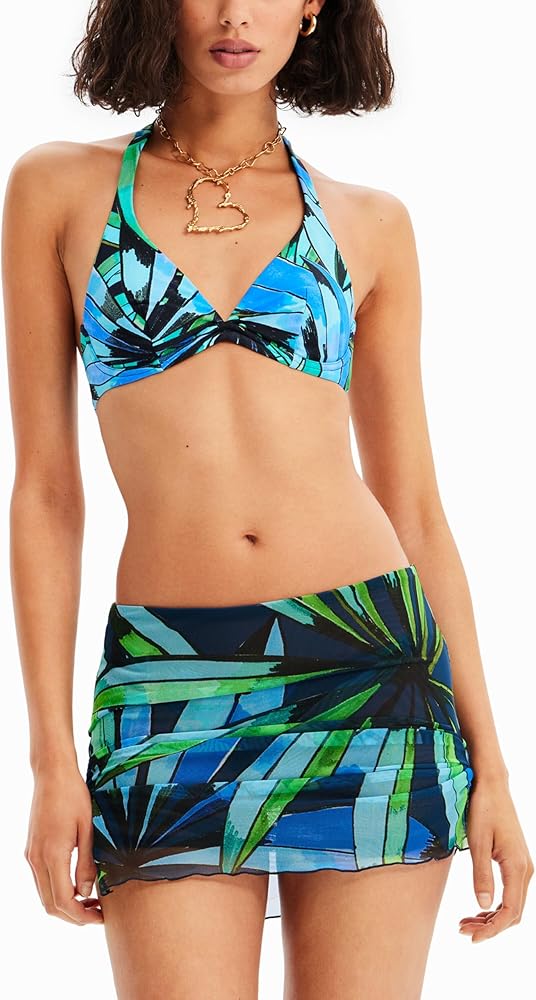 Desigual Women's Tropical Bikini Top