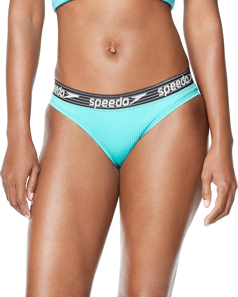 Speedo Women's Swimsuit Bottom Bikini Creora Highclo Hipster