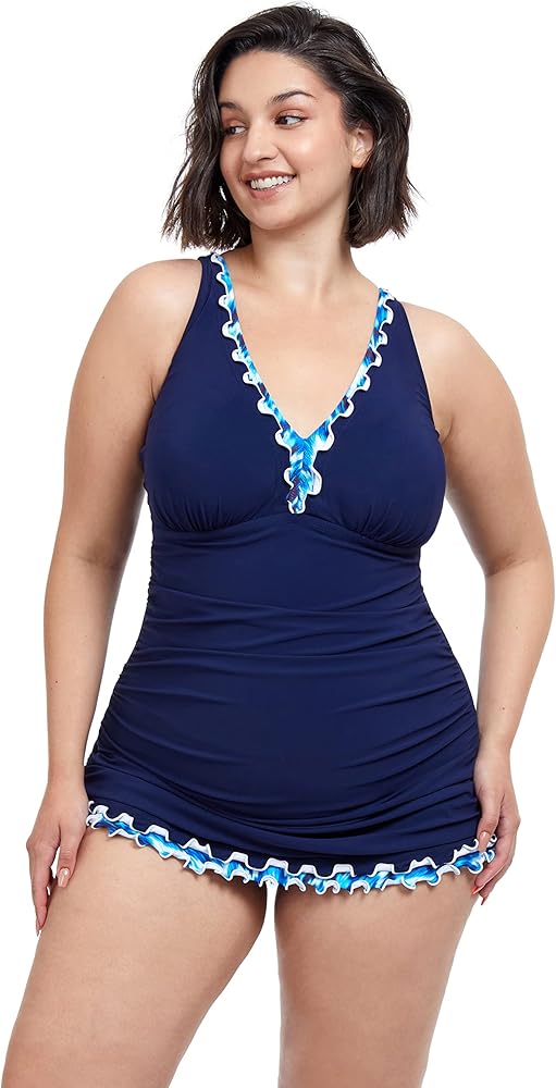 Profile by Gottex Women's Ocean Blues Swimdress