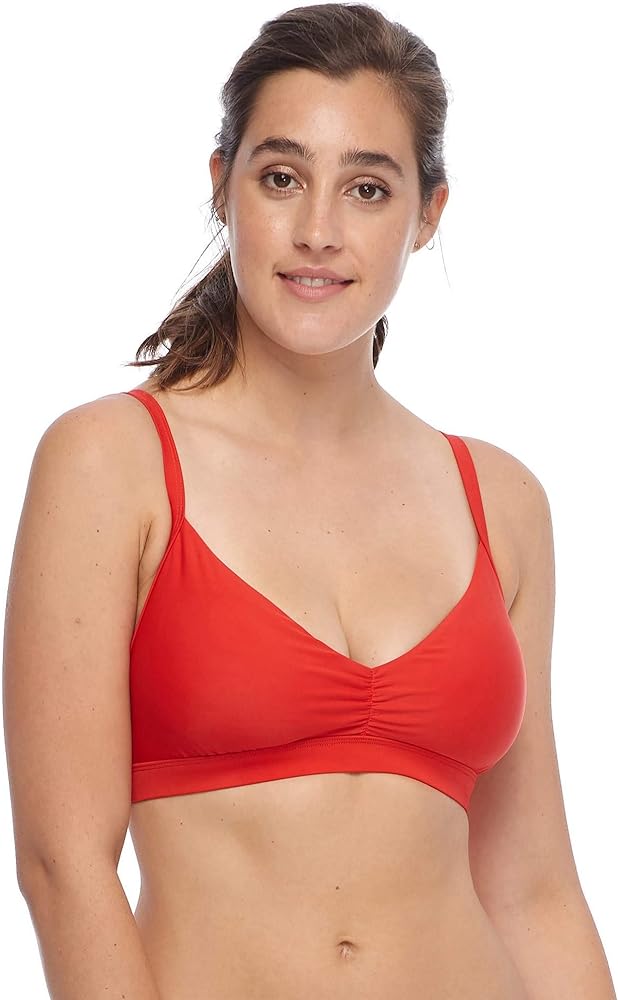 Body Glove Women's Smoothies Drew Solid D, DD, E, F Cup Bikini Top Swimsuit