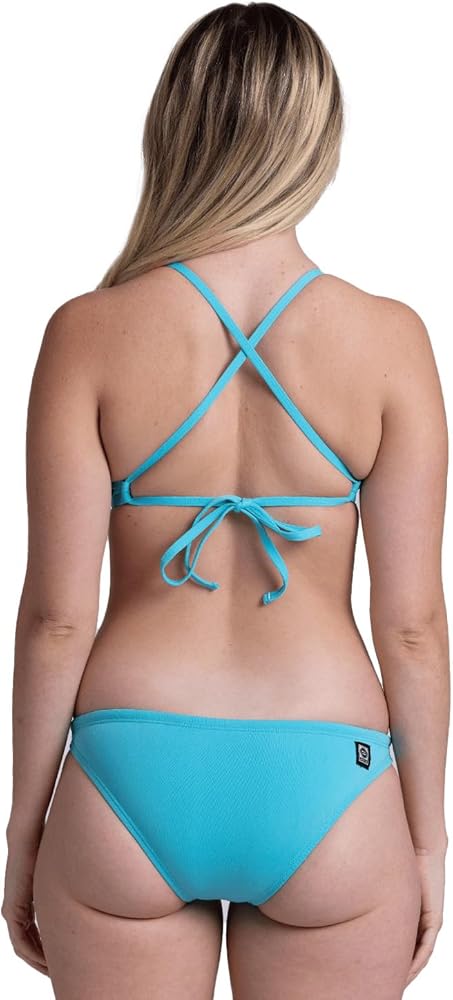 JOLYN Europe Low-Rise Bikini Bottom, Medium Coverage Women's Athletic Swimsuit Bottom, Sport Bathing Suit Bottom