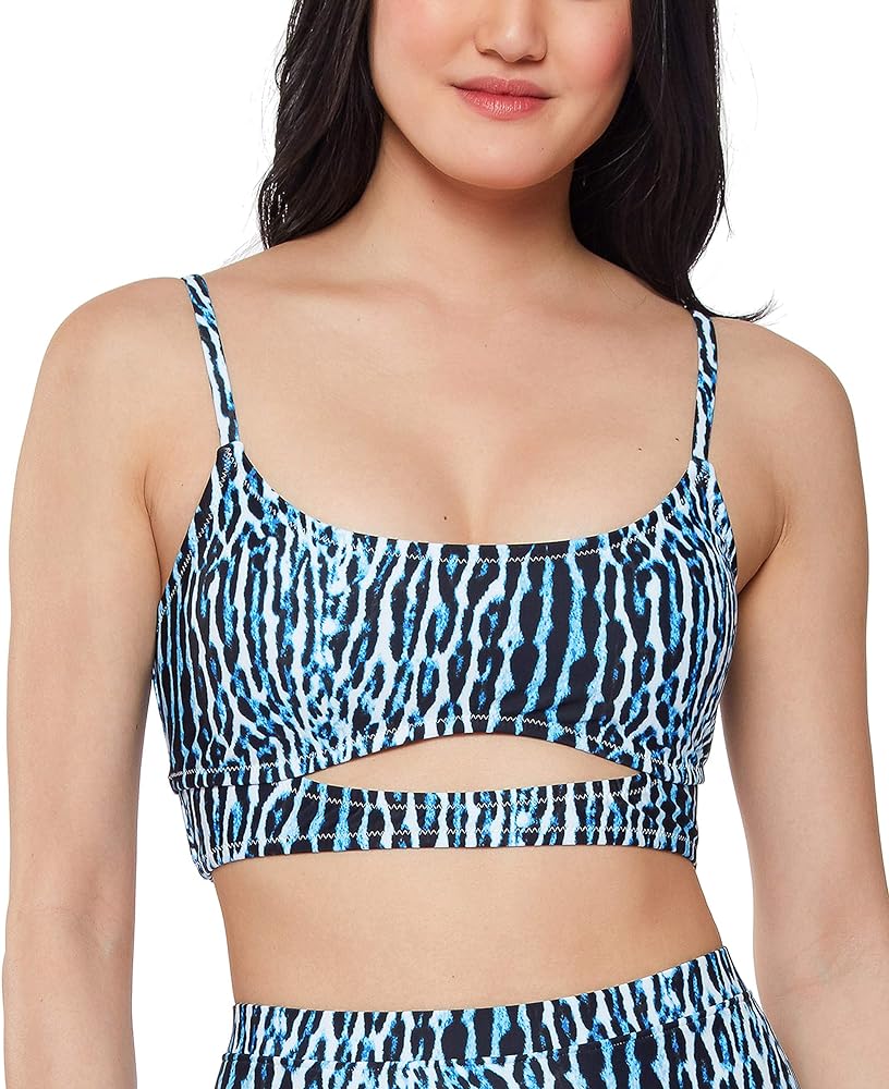 Jessica Simpson Women's Standard Mix & Match Snake Print Swimsuit Separates (Top & Bottom)