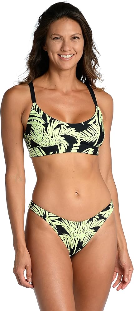 Citrus Women's Over The Shoulder Bralette Bikini Swimsuit Top