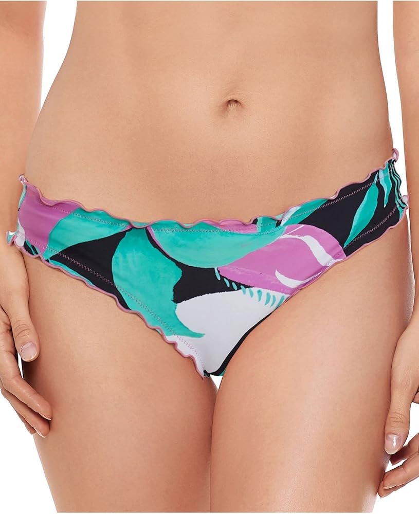 Juniors Ruffle Hipster Bikini Bottoms Multi M