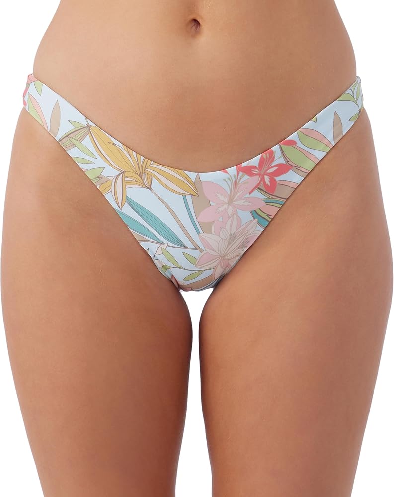 O'NEILL Women's Rockley Bikini Bottoms - Medium Coverage Women's Bathing Suit Bottom with Thin Side Strap