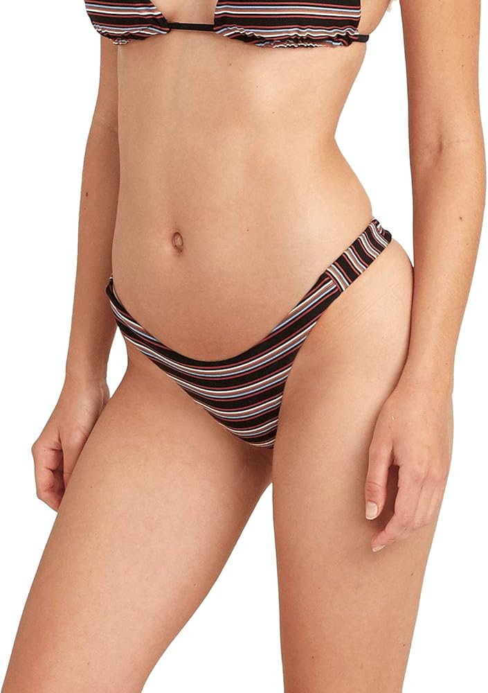 RVCA Women's Bandit French Cut Skimpy Bikini Bottom