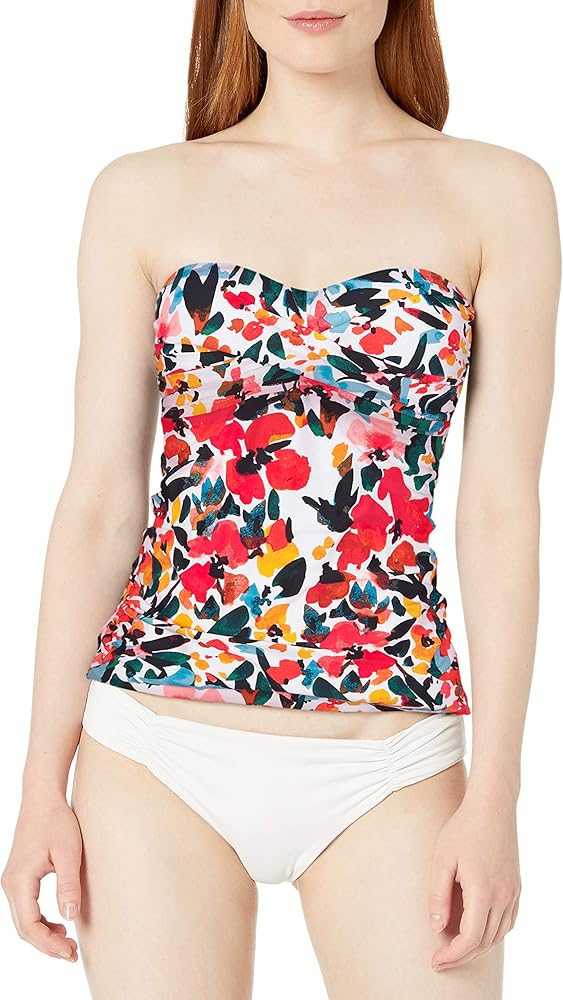 Anne Cole Twist Front Bandeaukini Swim Top