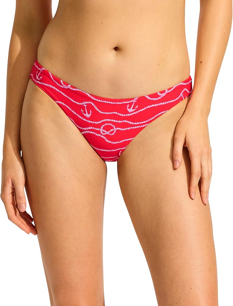 Seafolly Women's Standard Hipster Full Coverage Bikini Bottom Swimsuit