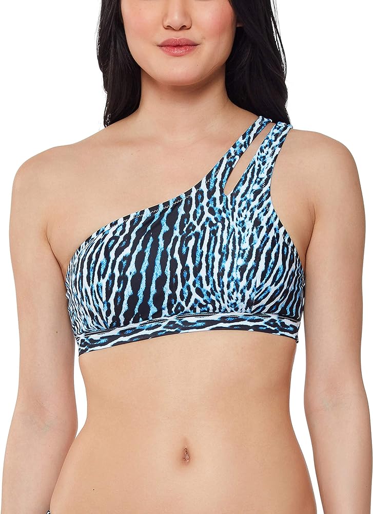 Jessica Simpson Women's Standard Mix & Match Snake Print Swimsuit Separates (Top & Bottom)