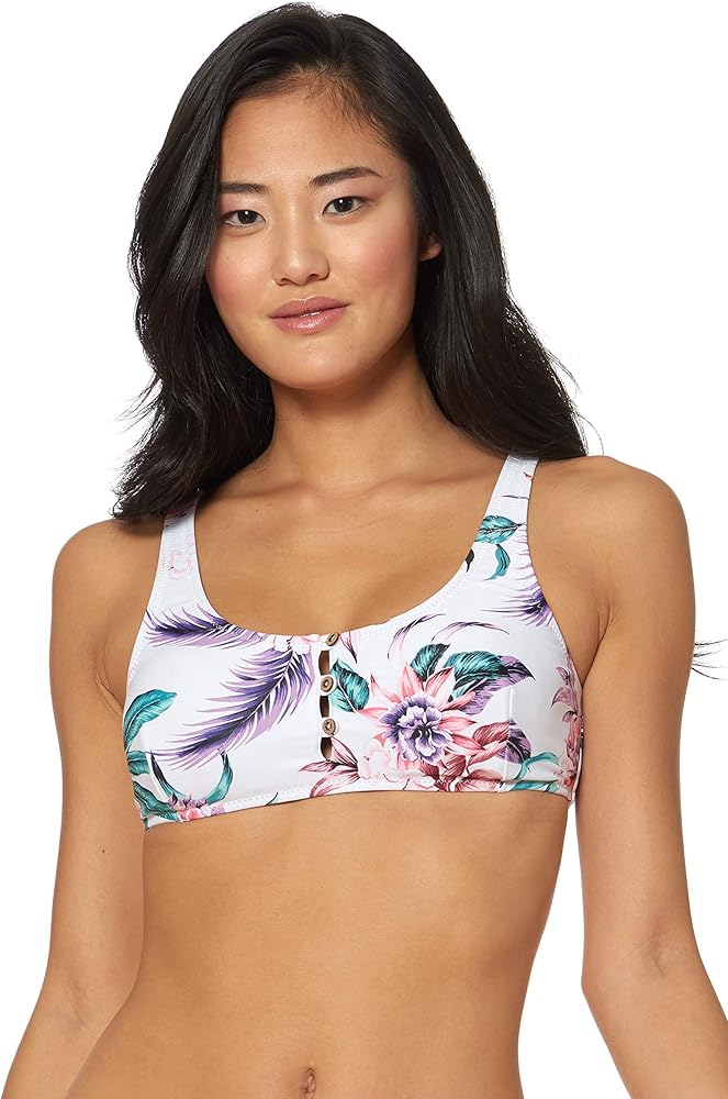 Jessica Simpson Women's Mix & Match Floral Print Swimsuit Separates (Top & Bottom)