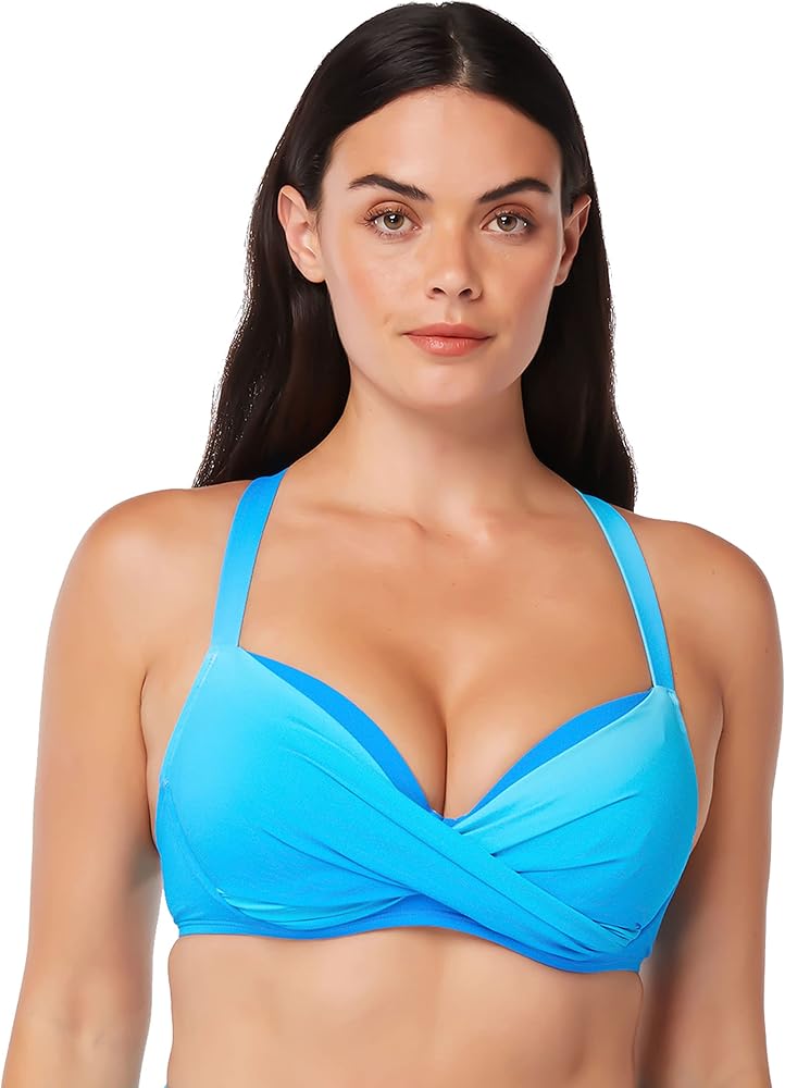 Bleu Rod Beattie Over The Shoulder Underwire Bikini Top W/Molded Cups, from Coast to Coast, Size 36DD