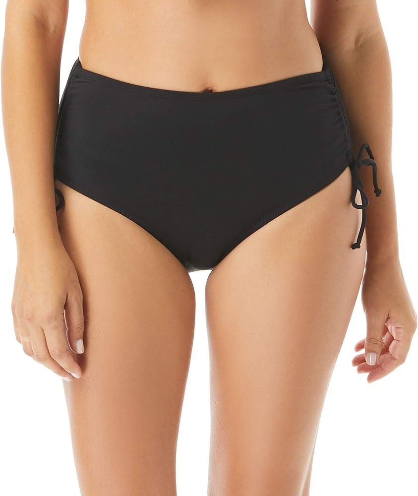 BEACH HOUSE Hayden Side Tie Bikini Swim Bottom — Modest High Waisted Full Coverage Bathing Suit