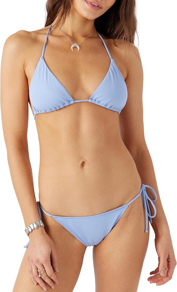 O'NEILL Women's Venice Bikini Top - Triangle Swim Top for Women - Bathing Suit Top with Tie Back