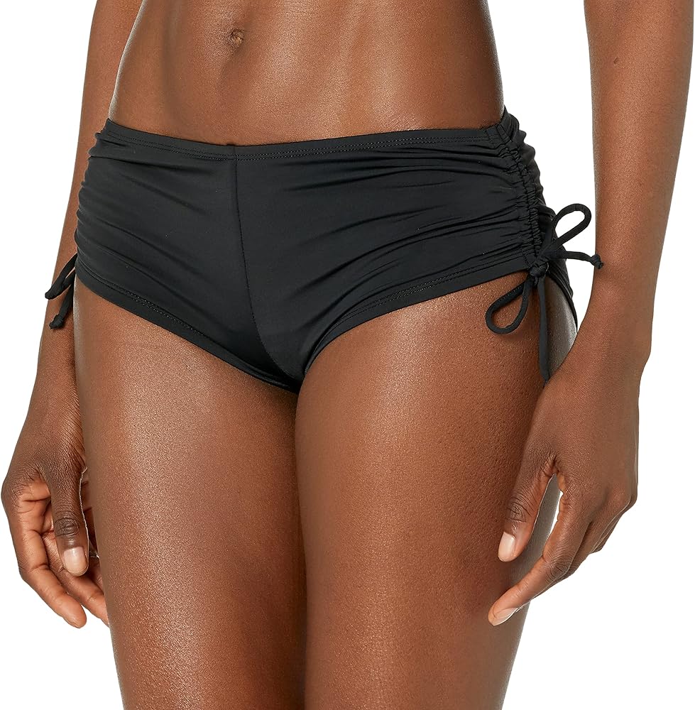 Hobie Women's Solid Hot Pant Bikini Bottom