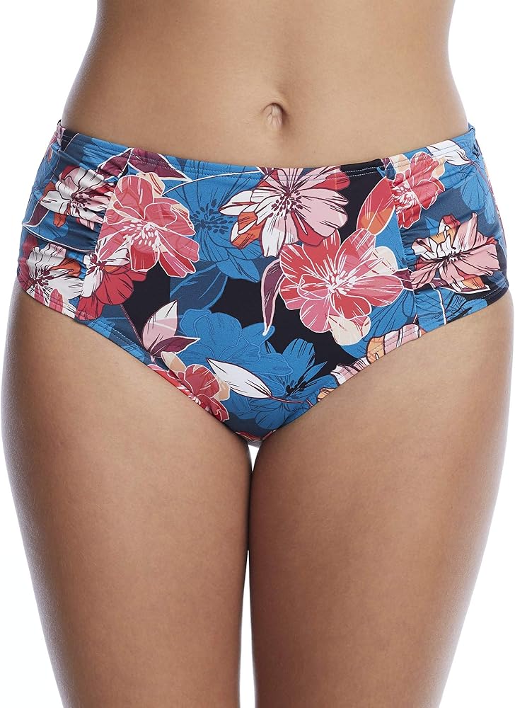 Panache Women's Standard Anya Riva Print Mid Rise Bikini Bottom