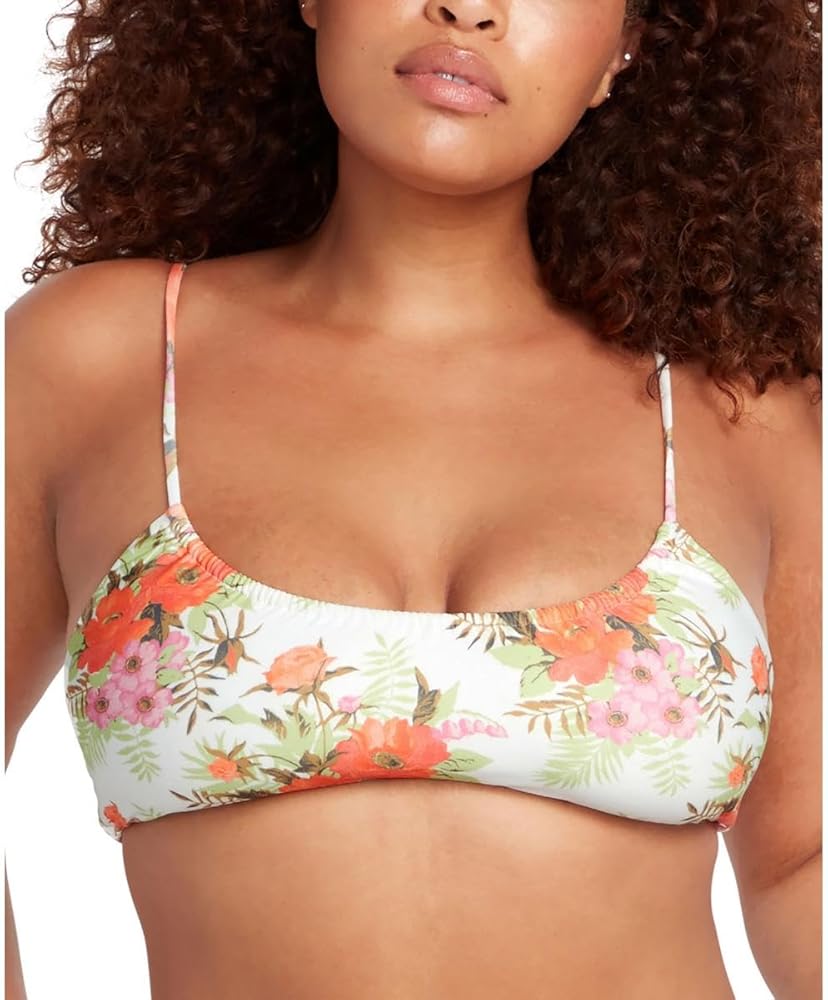 Volcom Women's Desert Blooms Scoop Bikini Top