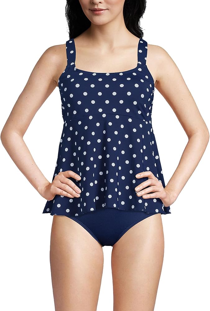 Lands' End Women's Flutter Tankini Top