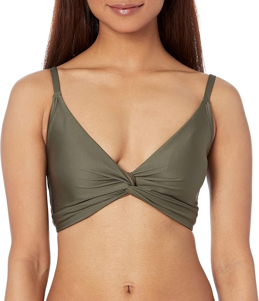 DKNY Women's Triangle Bikini Top