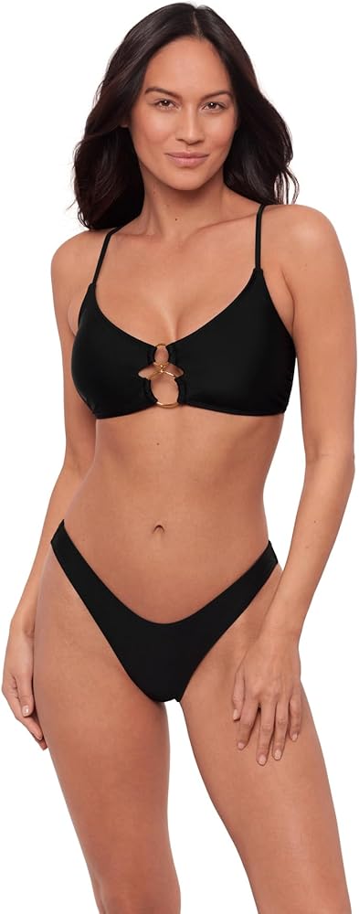 Sports Illustrated Women's Double Ring Bralette Bikini Top