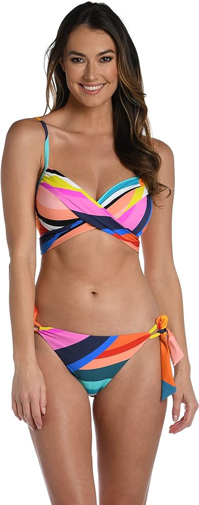 La Blanca Women's Standard Wrap Bikini Swimsuit Top