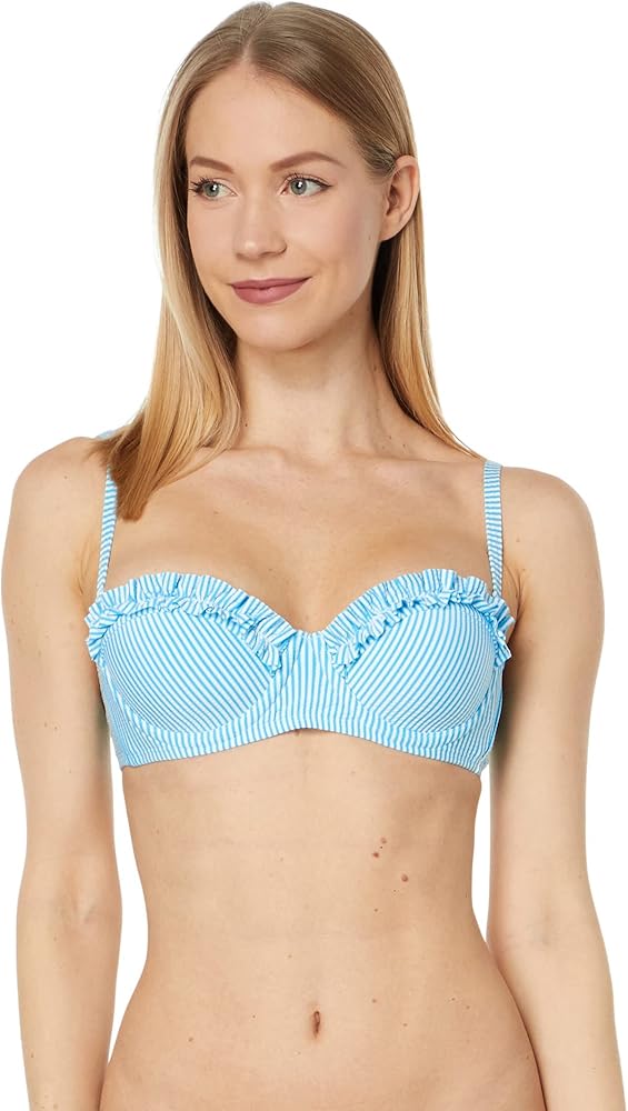 Lilly Pulitzer womens Leven Ruffle Bikini Top