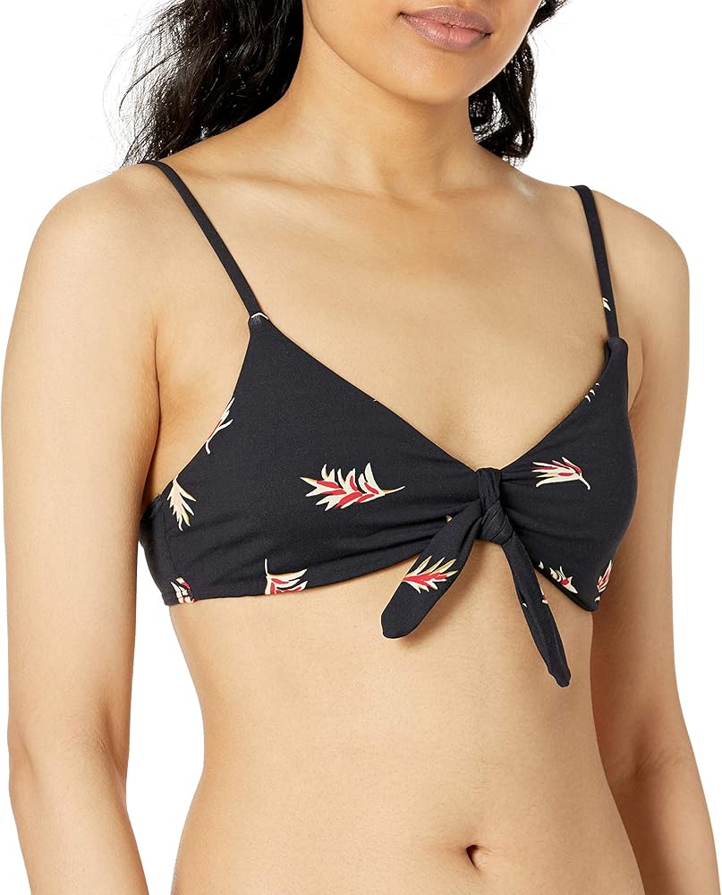 Billabong Women's Standard Falling Light Knotted Trilet Bikini Top