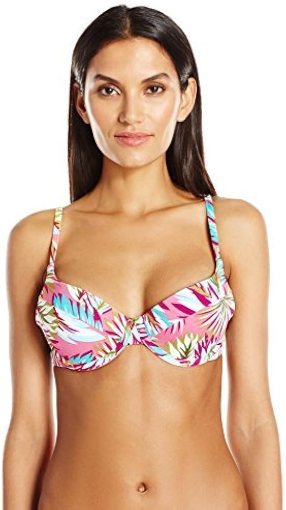 Sunsets Women's Flawless Bra Bikini Top with Molded Cups Printed