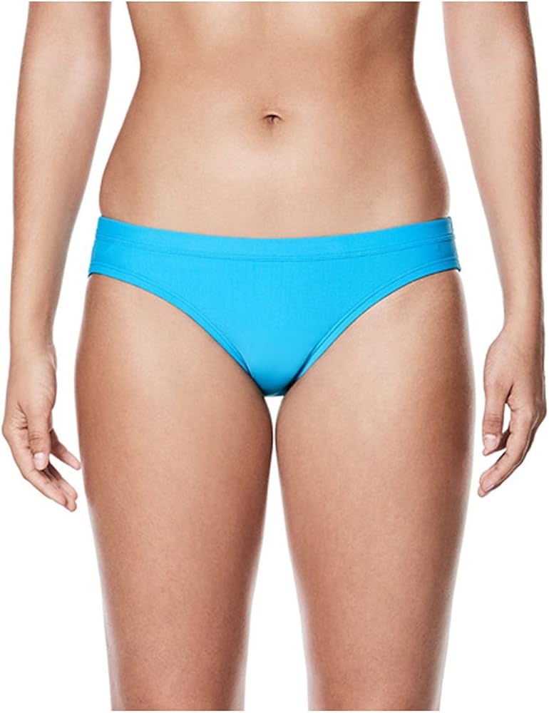 Nike Solid Performance Sport Bikini Bottom Female Light Blue Fury Large