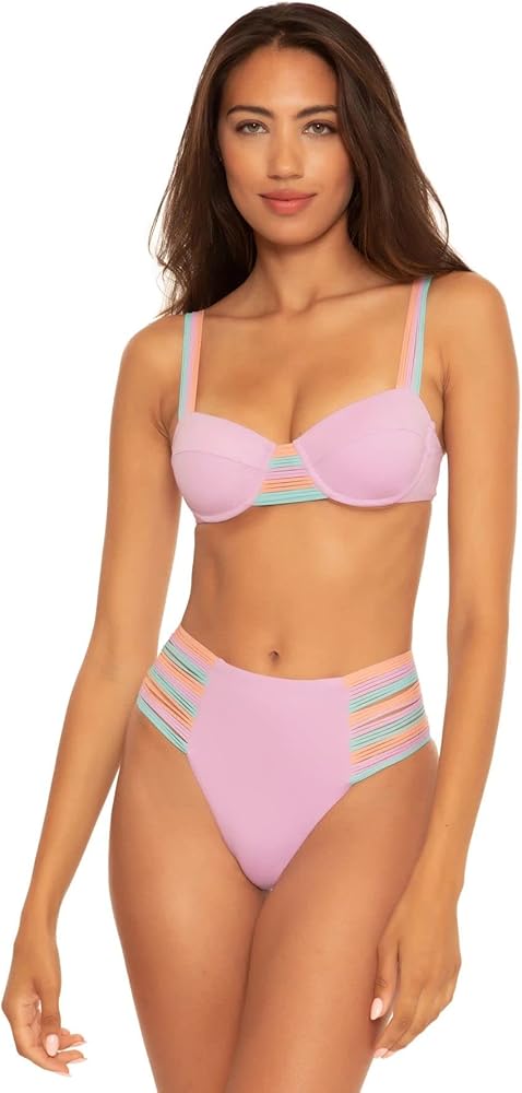 ISABELLA ROSE Underwire Bikini Top, Lavender, D