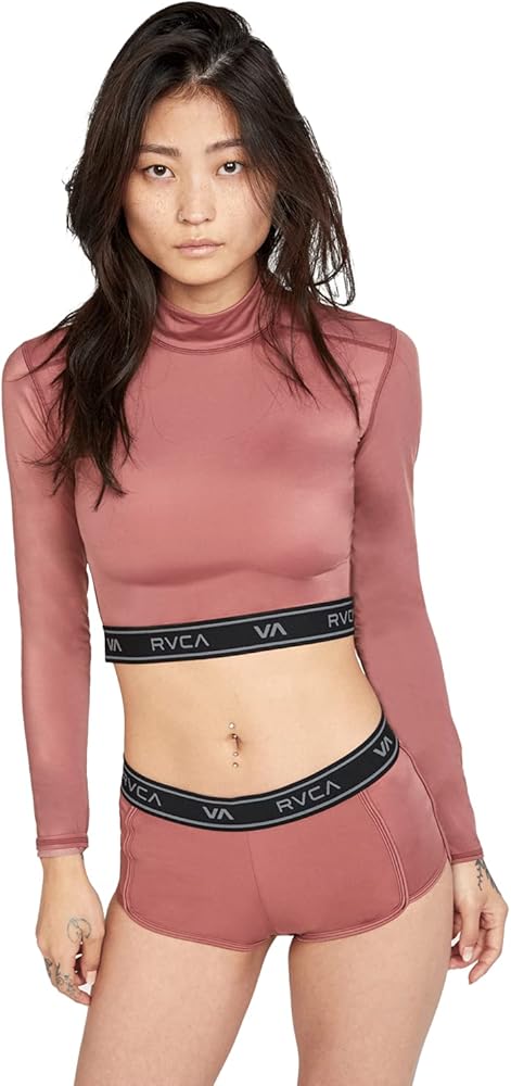 RVCA Women's VA Boy Brief Full Coverage Bikini Bottoms