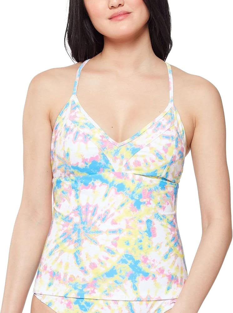 Jessica Simpson Women's Standard Mix & Match Tie Dye Swimsuit Separates (Top & Bottom)